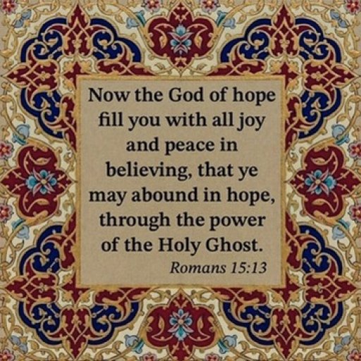The God of Hope...